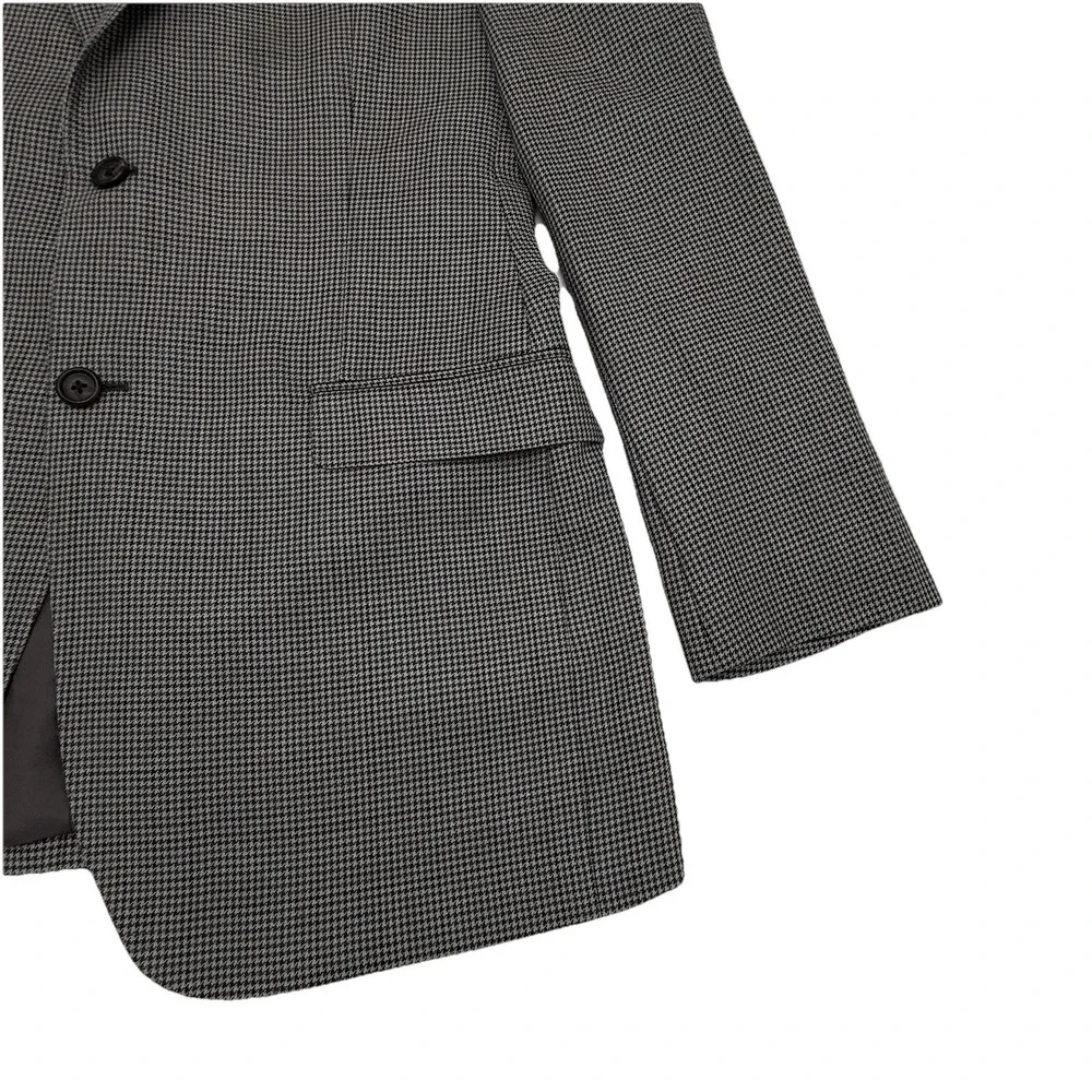 Lauren by Ralph Lauren Men's 40L Wool Silk Blend Slim Sport‎ Coat Houndstooth